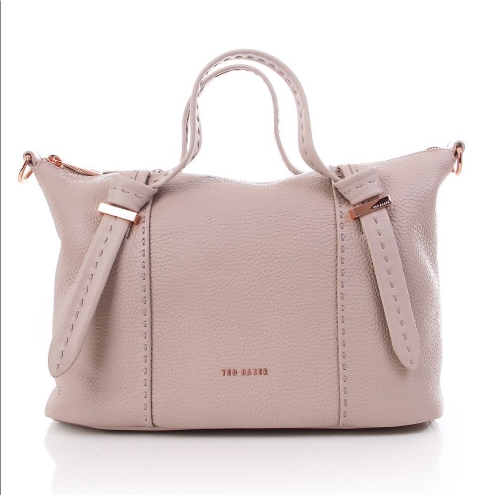 🌺Ted Baker OLMIA Knotted Handle Leather Tote